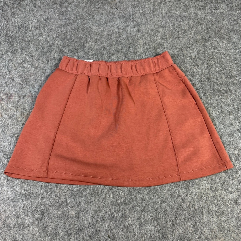 Mondetta High Rise Walking Skort Pink Clay Tencel Blend Active Skirt Womens M